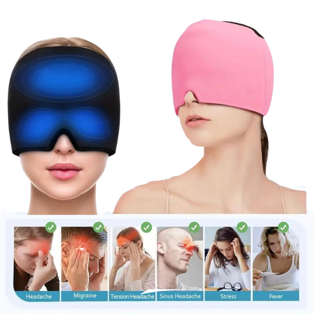 GORRO DE GEL PARA ALIVIAR MIGRAÑAS