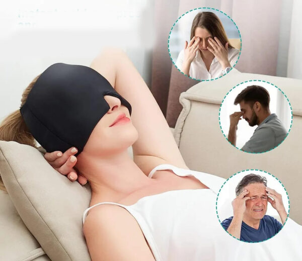 GORRO DE GEL PARA ALIVIAR MIGRAÑAS