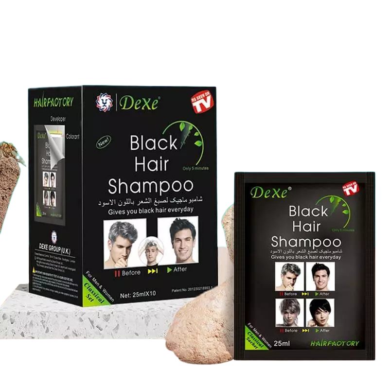 SHAMPOO CUBRE CANAS TINTE NEGRO