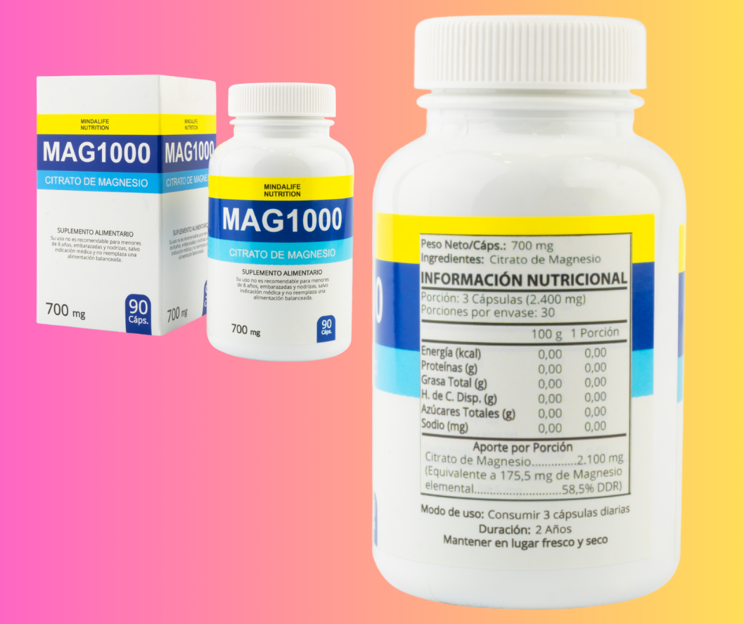 MAGNESIO PLUS VIDA 1000