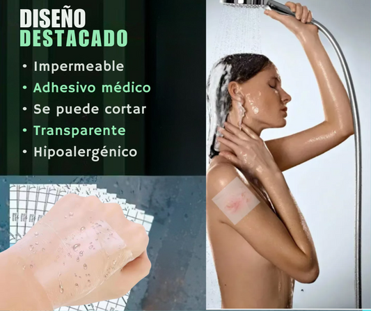 PARCHE IMPERMEABLE PROTEGE HERIDAS Y TATUAJES
