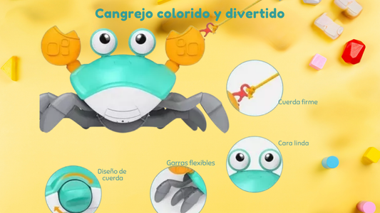 CANGREJO CAMINADOR MONTESSORI CON CUERDA