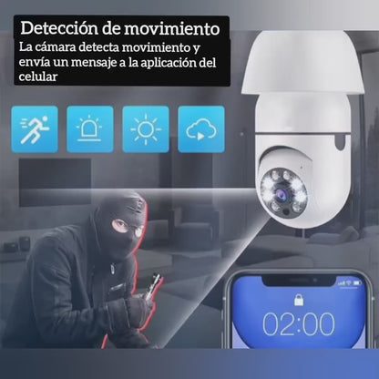 CÁMARA DE SEGURIDAD HD 360° PANORÁMICA