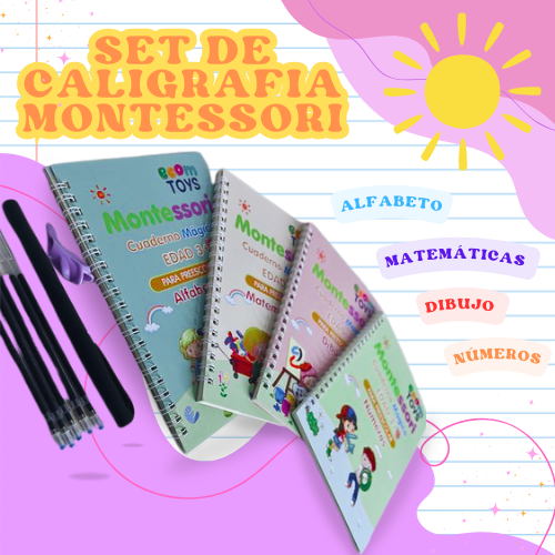 📚 SET DE CUADERNOS MONTESSORI
