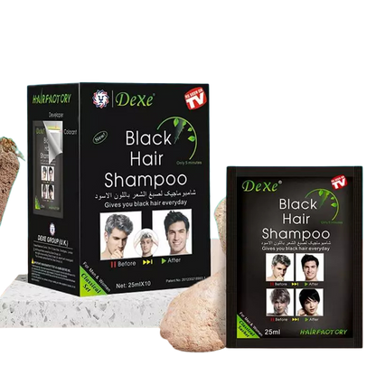SHAMPOO CUBRE CANAS TINTE NEGRO