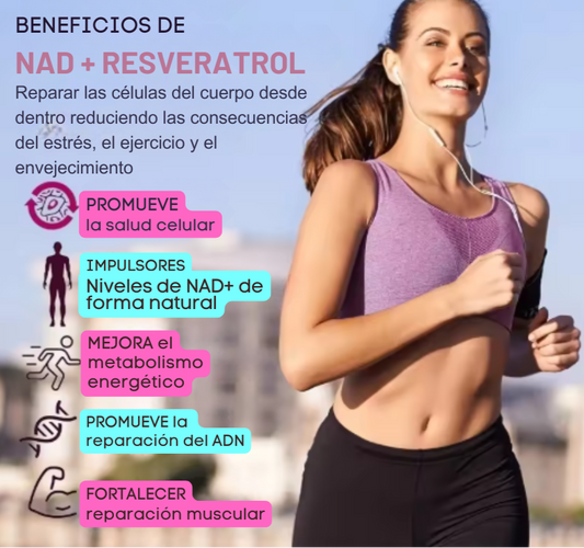 NAD+RESVERATROL 60 CAPSULAS